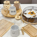 Kit Completo Mesa Posta em Bambu Premium com Garrafa de Brinde