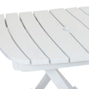 Mesa Dobrável Diamantina Branca