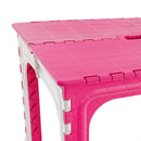 Mesa de Plástico Dobrável Infantil Turminha Rosa