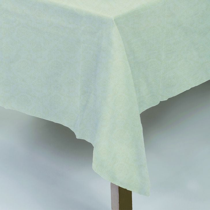 Toalha De Mesa Jacquard Neo Classico Arabesco 160x270 Bege Camesa