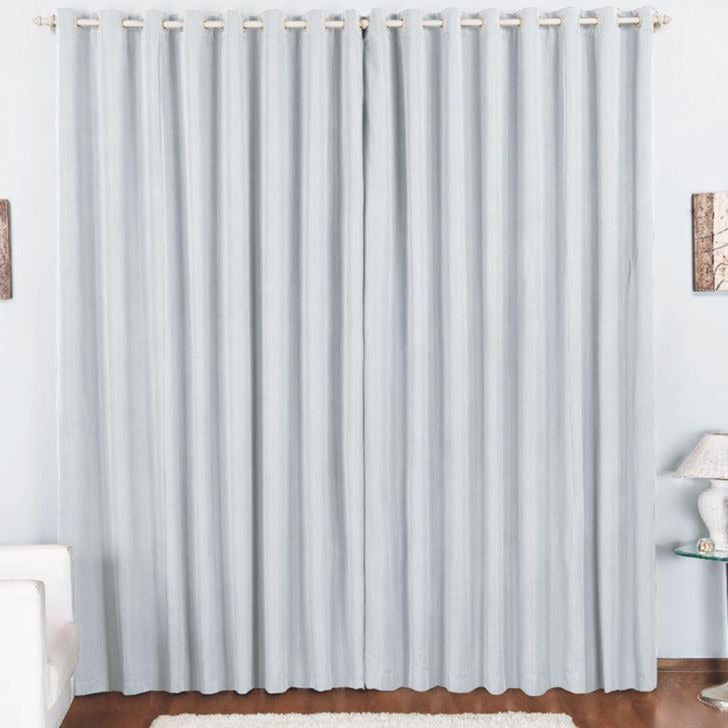 Cortina Pryme 4 Metros Sala Quarto em Oxford para Varão - Branca