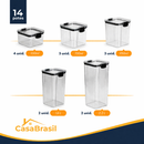 EcoLock™ - Kit Potes Herméticos de Vidro + (Brindes Exclusivos)
