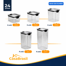 EcoLock™ - Kit Potes Herméticos de Vidro + (Brindes Exclusivos)