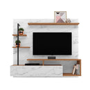 Painel para TV até 58 Polegadas Maragogi Cinza e Marrom