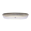 Vaso Bacia Decorativo Osaka Branco Gold Viatnamita P 7x46x35 cm - D'Rossi