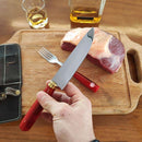 Kit Churrasco Garfo e Faca Internacional Talher Artesanal Aç