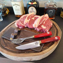 Kit Churrasco Garfo e Faca Internacional Talher Artesanal Aç