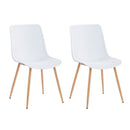 Conjunto com 2 Cadeiras Lindy Branco
