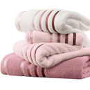 Kit 4 Toalhas Banhão Super Grossas - Branco e Tons de Rosa