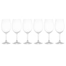 Jogo 6 Taças de Vidro Lyor Vinho Branco Rose 470ml Servir Me