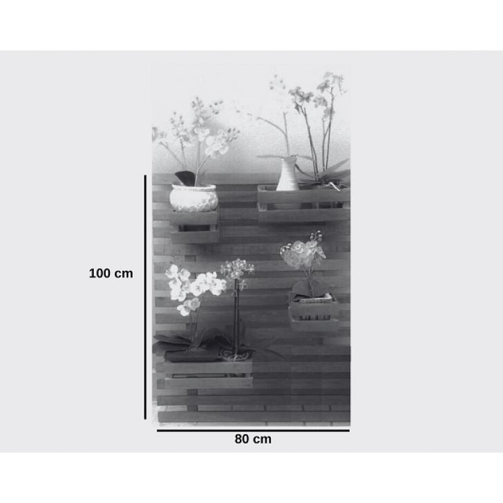 Floreira Jardim Vertical 80 cm x 100 cm Madeira Demolição