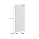 Armário Aéreo Multiuso Organizador 1 Porta Branco Carraro