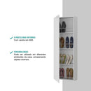 Armário Aéreo Multiuso Organizador 1 Porta Branco Carraro