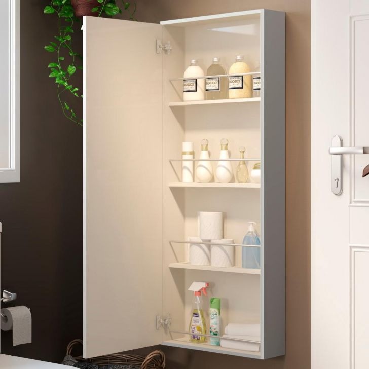 Armário Aéreo Multiuso Organizador 1 Porta Branco Carraro