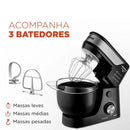 Batedeira Planetária Premium 700w 4,5l Preto Mondial 110V