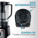 Liquidificador Turbo Preto/Inox 1000W 12 Velocidades Mondial 110V