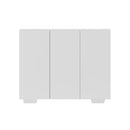 Armário Lavanderia com 3 Portas 90 cm Multimóveis MP5034 Branco