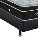 Conjunto Cama Box Cori com Colchão Solteiro Molas Ensacada Elegant (28x88x188) Preto