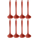Kit 8 Conchas de Silicone Utensílios Cozinha Talheres para S