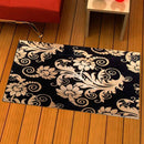 Tapete Marbella Floral Preto 148x200 cm Rayza