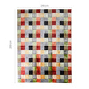 Tapete Pathwork Retangular Veludo 148x200 cm Colorido