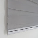 Persiana Rolo Double Vision Zebra 140larg x 160alt Cinza com bando