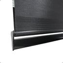 Persiana Rolo Double Vision Zebra 140larg x 160alt Preta c/ bando