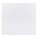 Persiana Horizontal PVC 25mm BLOCK LUXO 160larg x 160alt Branca - Quarto/Sala/ Escritório/Cozinha/Lavanderia