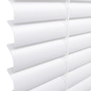 Persiana Horizontal PVC 25mm BLOCK LUXO 160larg x 160alt Branca - Quarto/Sala/ Escritório/Cozinha/Lavanderia