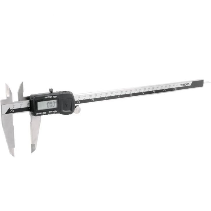 Paquímetro Digital 300mm Vonder PD 300 a Bateria CR2032 com