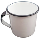 Bule Café Esmaltado 1,25 Litros E 6 Xícaras 400ml Tradicional Branco