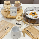 Kit Completo Mesa Posta em Bambu Premium com Garrafa de Brinde