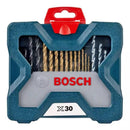 Furadeira Parafusadeira 18V Impacto GSB 180-LI BIVOLT + Estojo Brocas X-Line 30 Peças BOSCH